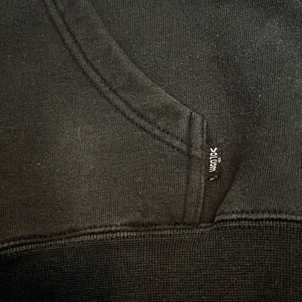 Volcom Hoodie Black Teal Zip Up - Picture 4 of 7